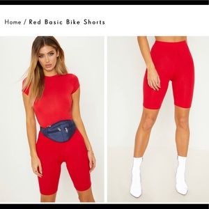 Red biker shorts (LAST CALL⏰!!!)